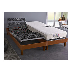 Idliterie Ensemble Relaxation Tous Plots + Matelas Mémoire de forme + Mousse HR35kg/m3 - FABRICATION France Ensemble Relaxation Tous Plots + Matelas Mémoire de forme + Mousse HR35kg/m3 - FABRICATION France Dimensions - 2x80 x 200 cm