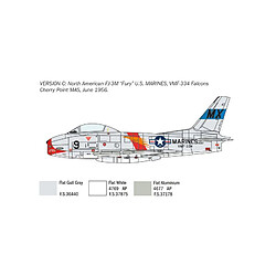 Italeri Maquette Avion North American Fj-2/3 Fury pas cher