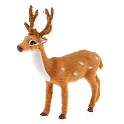 renne de noël wapiti cerf figurine ornement décor à la maison jouet cadeau 16cm figurine de jouet de cerf