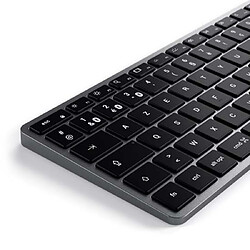 Acheter Satechi Clavier SLIM X1 Bluetooth USB-C QWERTY Rétroéclairé et Compact Gris