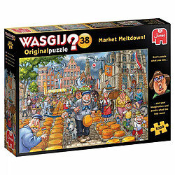 Jumbo Spiele- Wasgij Original 38-Market Meltdown-1000 Teile NEU Puzzle, 25010, Multicolore 