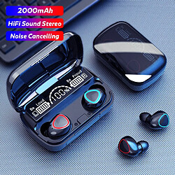 GUPBOO M10 TWS Touch Control Casque sans fil Bluetooth 5.1 Écouteurs compatibles Casque sans fil Qualité étanche 