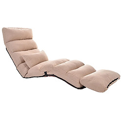 Wewoo Fauteuil de loisir créatif C1 Lazy Couch Tatamiunique en son genreinclinablebaie vitréetaille 205x56x20cm kaki 