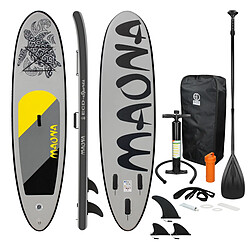 Ecd Germany Stand up paddle surfing SUP Maona planche de surf gonflable gris 120 kg 308 cm