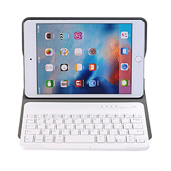 Acheter Wewoo Clavier QWERTY rose pour iPad Mini 4 Ultra-mince ABS Bluetooth Horizontal Housse en cuir avec support Or