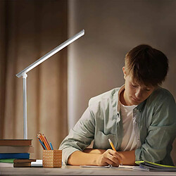 Avis Universal Lampe de bureau à LED pliable avec port de charge USB - blanc (blanc)