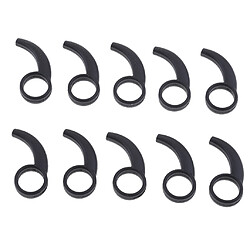 Crochets d'oreille en silicone pour écouteurs intra-auriculaires 9mm-13mm blanc