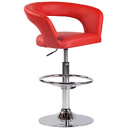 Non Tabouret de bar Jaen simili cuir 