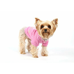 Doggy dolly W231 Capuche T-Shirt pour Chien Rose Roayl Divas