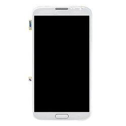 Wewoo Pour Samsung Galaxy Note II blanc / N7105 pièce détachée LCD + Écran Tactile Digitizer Assemblée avec Cadre