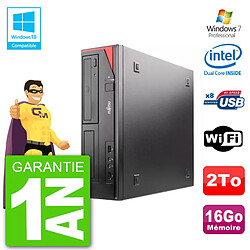 PC Fujitsu Esprimo E520 DT G3220 RAM 16Go Disque 2To Graveur DVD Wifi W7 - Occasion