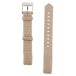 Avis Wewoo Bracelet pour montre connectée Smartwatch en cuir brillant Fitbit Alta Kaki