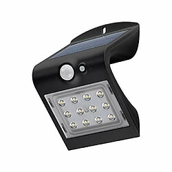 Goobay Projecteur LED extérieur solaire 1,5W 220lm avec détecteur de mouvement (Noir)