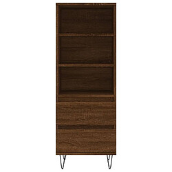 Acheter vidaXL Buffet haut Chêne marron 40x36x110 cm Bois d'ingénierie