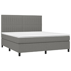 Avis Sommier à lattes,Cadre à lattes de lit et matelas et LED pour Adulte Gris foncé 180x200 cm -MN69259