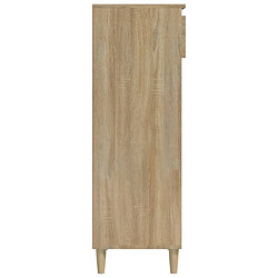 Acheter vidaXL Armoire à chaussures Chêne sonoma 40x36x105cm Bois d'ingénierie