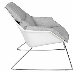 The Home Deco Factory Fauteuil en tissu Mora.