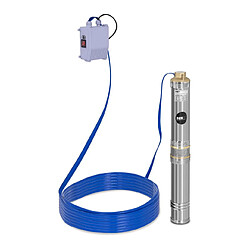 Helloshop26 Pompe immergée pompe de puits submersible refoulement - 6000 L/h - 370 Watts - acier inoxydable 14_0002970 