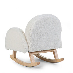 Fauteuil à bascule enfant Teddy blanc - Childhome pas cher