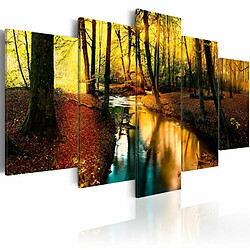 Paris Prix Tableau Imprimé Autumn Silence : Forest 50 x 100 cm 