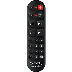 Télécommande TV Universelle simplifié Superior Simply SUPTLB002