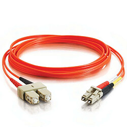 Cables To Go C2G 1m LC/SC LSZH Duplex 50/125 Multimode Fibre Patch Cable câble de fibre optique Orange