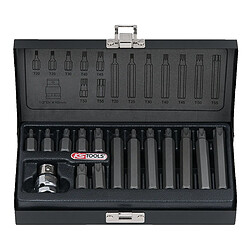 Coffret d'embouts KS TORX, 15 pièces: T20 - 25 - 30 - 40 - 45 - 50 - 55 KS TOOLS 911.5020 