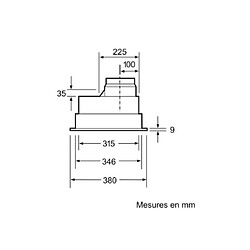 Groupe filtrant 53 cm 590m3/h inox - d5655x1 - NEFF pas cher