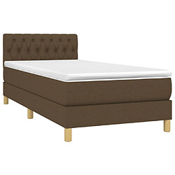 Avis Sommier à lattes,Cadre à lattes de lit pour Adulte matelas et LED Marron foncé 100x200cm -MN79608