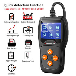 Avis 100-2000 CCA 220AH KW600 12V Analyseur D'alternateur de Testeur de Charge de Batterie de Voiture