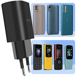 Avis Chargeur Mural USB 5W Officiel Nokia CH-51E Charge Rapide Design Compact Noir