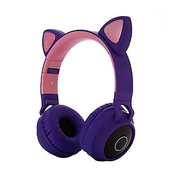 Universal Jeu sans fil oreille de chat casque bluetooth 5.0 cadeau adulte pas cher