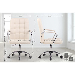 Non Chaise de bureau Terni simili cuir 