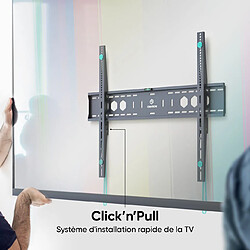 Acheter ONKRON Support Mural TV 60 Pouces - 110 Pouces TV & Ecran, Support Mural TV Fixe Poids de 120 kg, Accroche Television Mural VESA 200x200 - VESA 900x600/Fixation Television Murale Universel UF12-B Noir