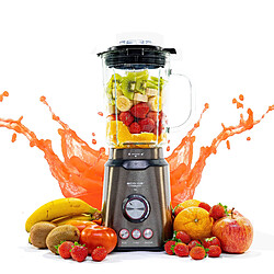 Eco-De ECODE® Blender Titanblade Pro, pichet verre 1890 ml Thermosecur, 6 lames en titane, verre mesureur 40 ml ECO-480