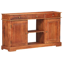 Maison Chic Buffet,Meuble de Rangement,commode pour salon,Cuisine 135x35x75 cm Bois d'acacia solide -MN29496