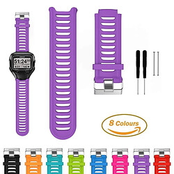 Wewoo Bracelet pour montre connectée Dragonne en silicone de couleur solide Garmin Forerunner 910XT vert menthe pas cher