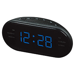 Universal FM, AM, radio portable, horloge LED, réveil électronique de bureau, montre numérique, radio, cadeaux, fournitures de bureau, fiches UE 