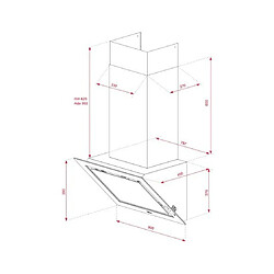 Avis Teka Hotte decorative murale DLV 98660 N, 90 cm, 696 m3/h, Fresh Air