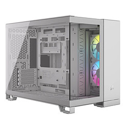 Corsair iCUE LINK 2500X Micro ATX - RGB - Blanc