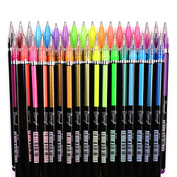 Avis 48 Couleurs Gel Stylo Paillettes Couleur Stylo Dessin Peinture Stylo Marqueurs Papeterie