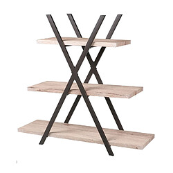 Urban Living Etagère pyramide design industriel Dock - L. 100 x H. 101 cm - Noir Urban Living - Etagère pyramide design industriel Dock - L. 100 x H. 101 cm - Noir - Industriel