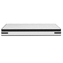 Avis vidaXL Matelas à ressorts ensachés moyen plus 140x190 cm