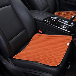 Wewoo Pour le bureau de famille Orange de voiture Tapis de coussin anti-glissant universel de quatre saisons de PCS