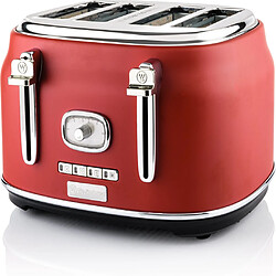 Westinghouse - Retro - Grille pain 4 fentes + Bouilloire 1,7 L - Blender - Rouge