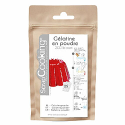 Scrapcooking Gélatine en poudre - pot de 50 g