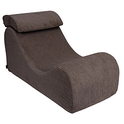 MeowBaby Chaise Longue Ondulée en Mousse pour Enfants