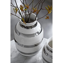 Acheter Kahler Design Vase en céramique Omaggio - H 20 cm - Argent