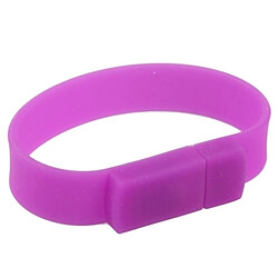 Acheter Wewoo Clé USB Violet Disque Flash USB 2.0 Bracelets Silicon 4 Go