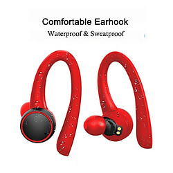 Avis Universal Casque sans fil rouge Casque Bluetooth dans l'oreille Mouvement TWS Bouchon d'oreille 5.0 Casque de jeu avec microphone Bruit mobile Annuler | Casque Bluetooth